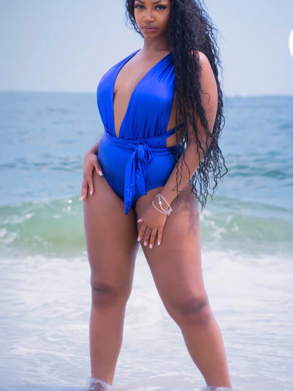 The Marilyn swimsuit in blueberry nwts